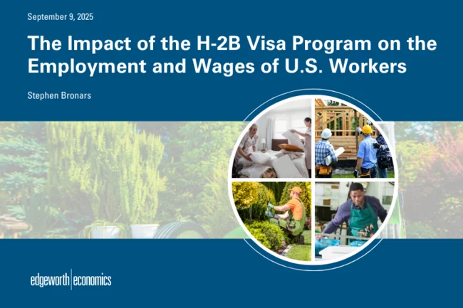 The Impact of the H-2B Visa Program on the Employment and Wages of U.S. Workers