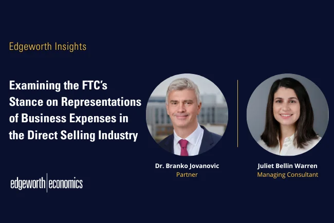 Examining the FTC’s Stance on Representations of Business Expenses in the Direct Selling Industry