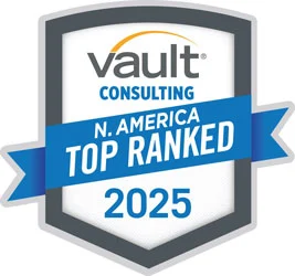 Vault® Top Ranked 2025: North America Consulting
